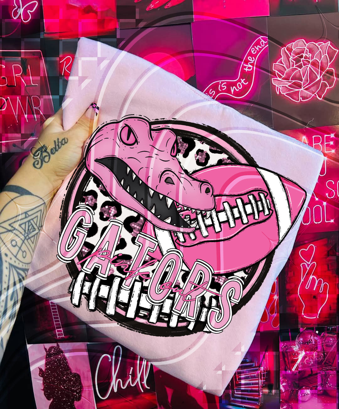Pink Out Football Mascot Digital Designs β 67 Team Variants + Bundle Option