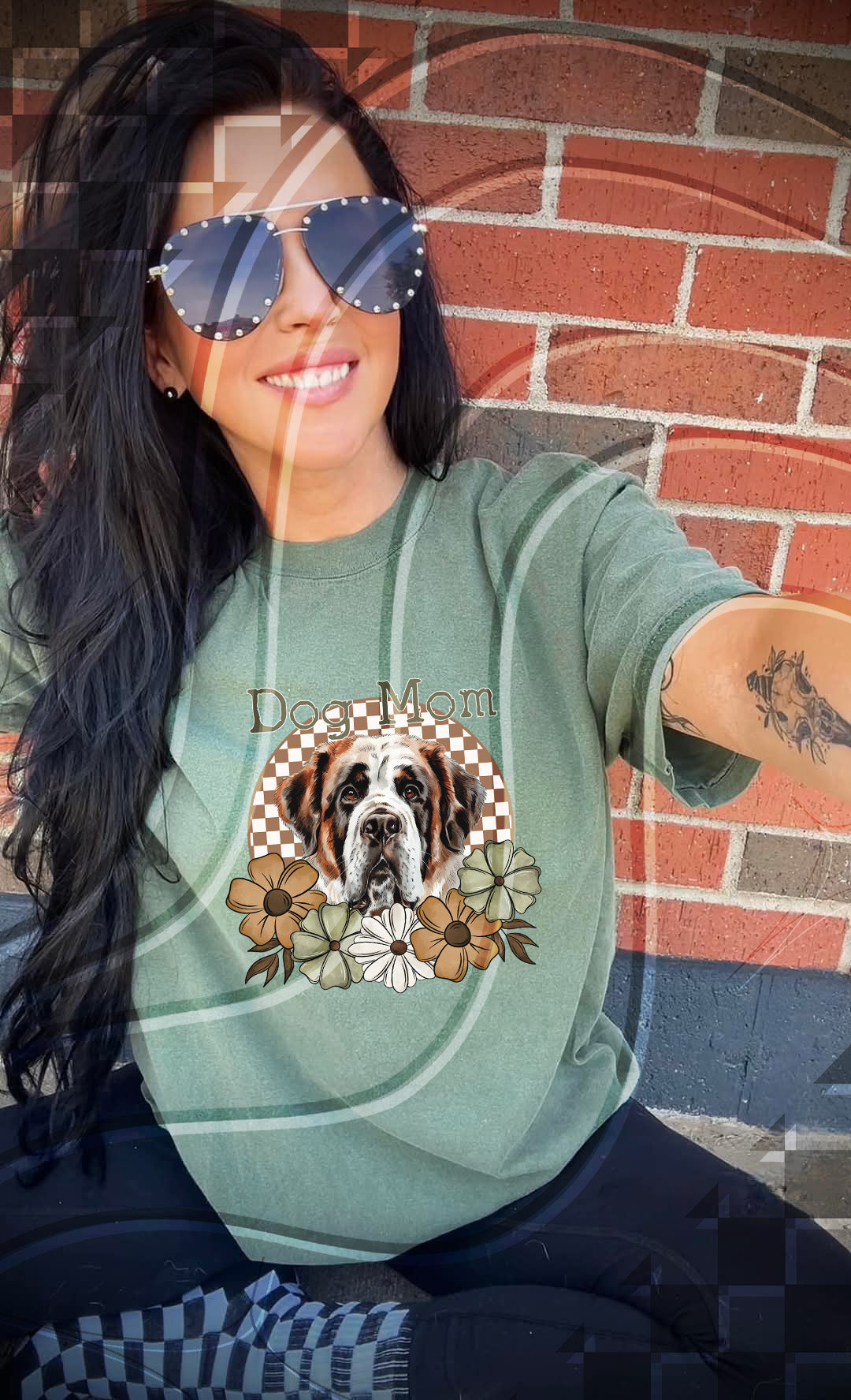 Dog Mom Floral - Digital Download- PNG