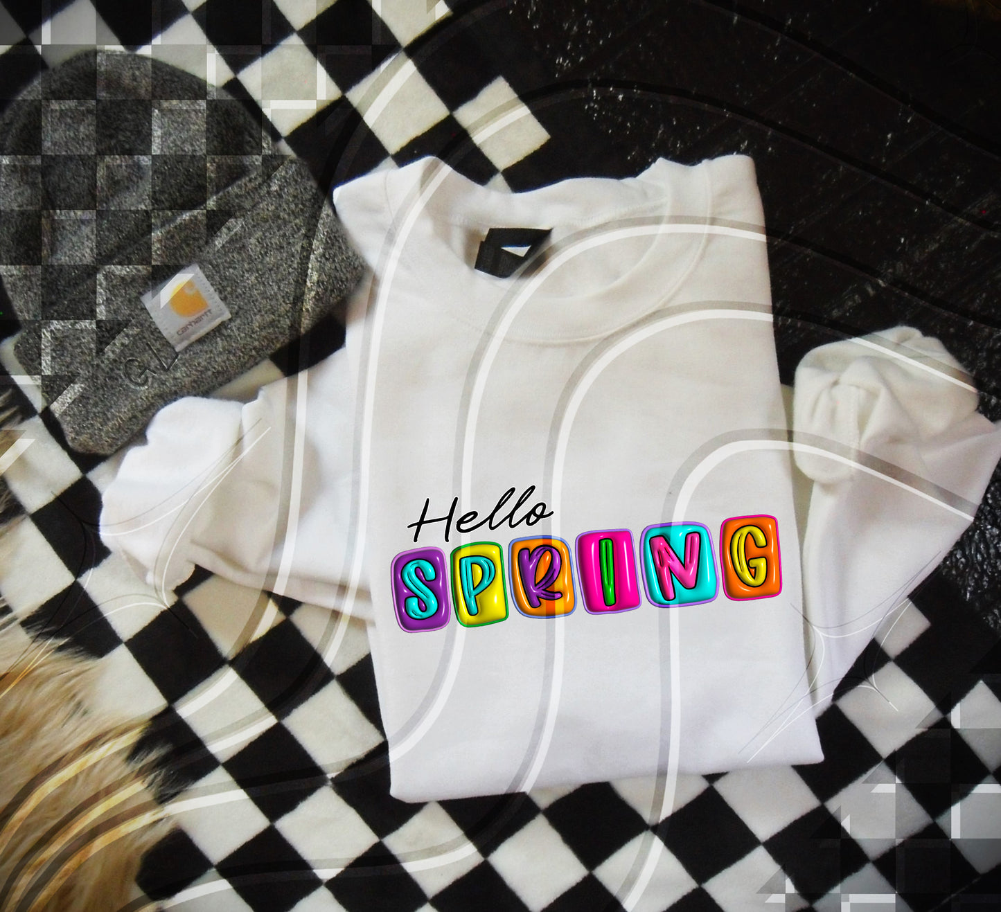 Hello Spring - Digital Download- PNG - 300 DPI