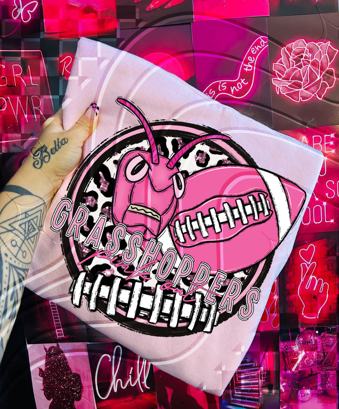 Pink Out Football Mascot Digital Designs β 67 Team Variants + Bundle Option