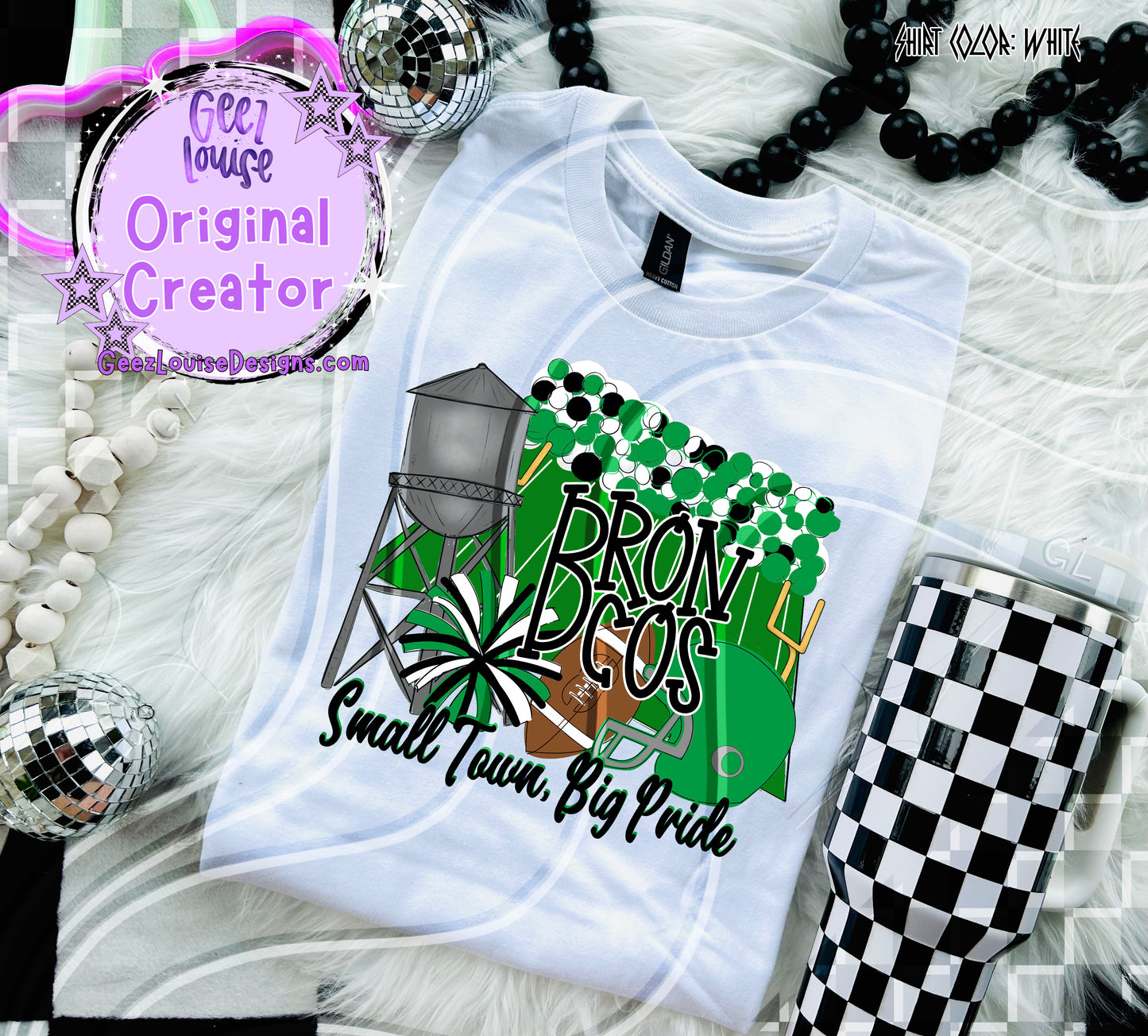 Small Town Big Pride Digital Design | Custom Team Spirit PNGs (100+ Teams)