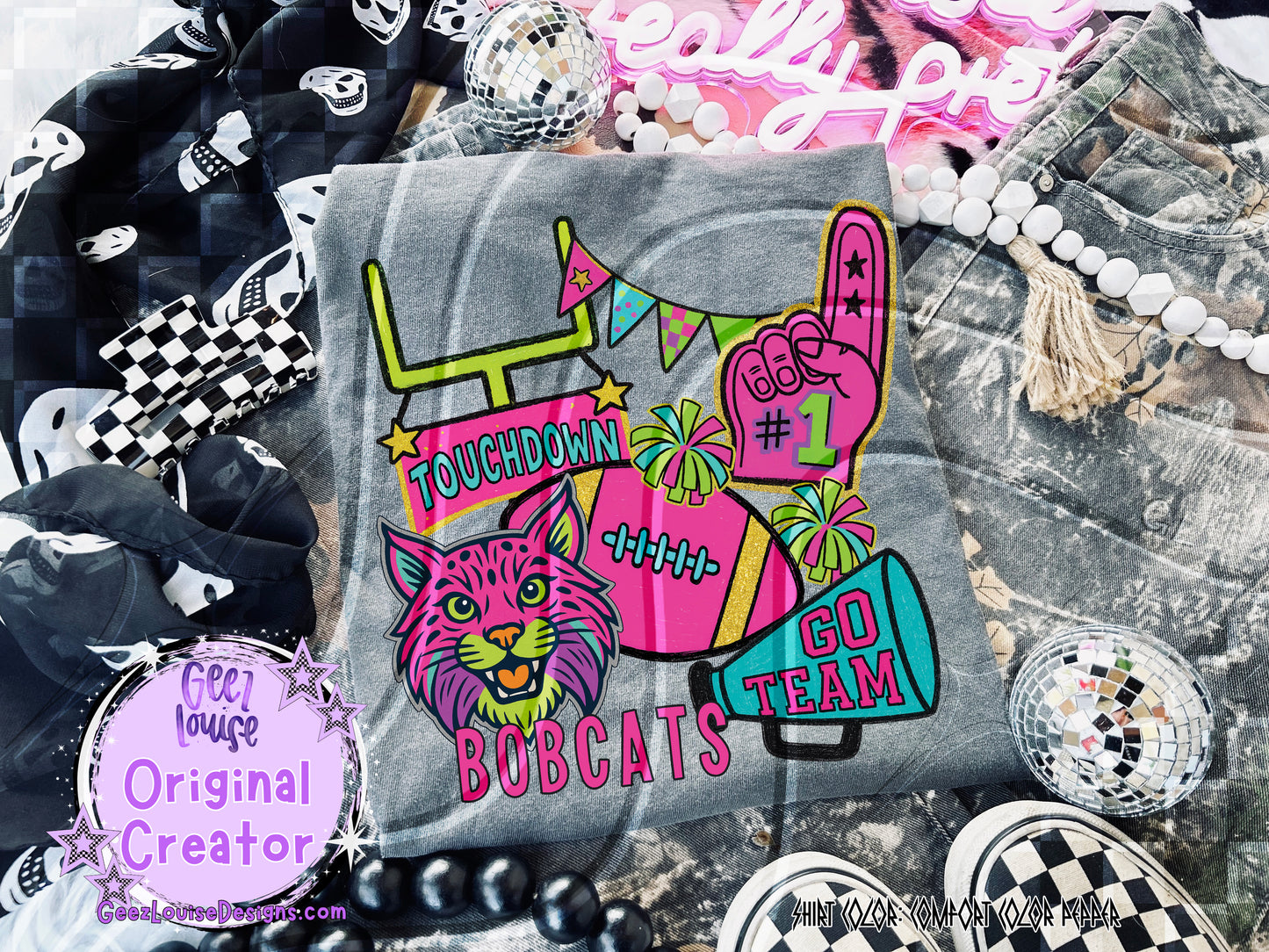 Neon Mascot Mayhem – Digital Design Collection (Choose Your Team!)