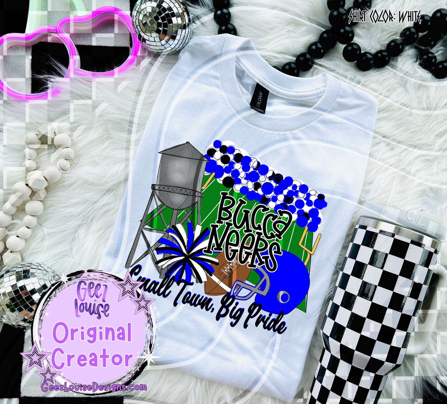 Small Town Big Pride Digital Design | Custom Team Spirit PNGs (100+ Teams)