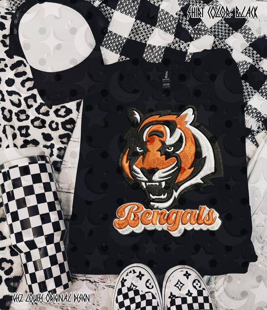 Football Team Faux Embroidery Digital Design – Team Variants & Bundle Option