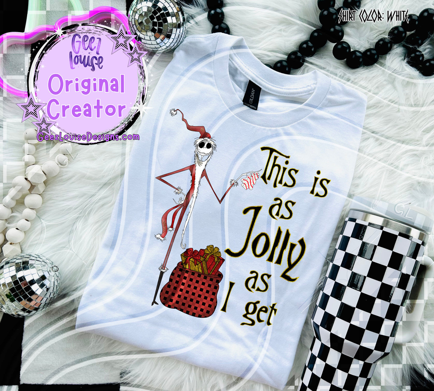 This Is As Jolly As I Get Digital Design | Gothic Christmas PNG