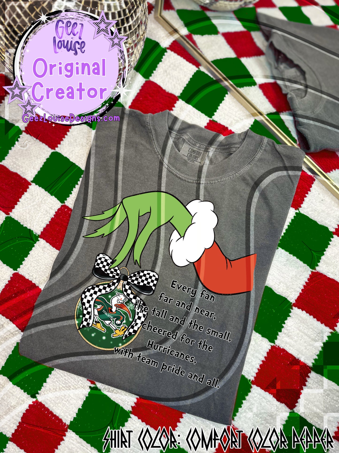 GMAN Ornament Digital Design | Christmas Football PNG - Custom