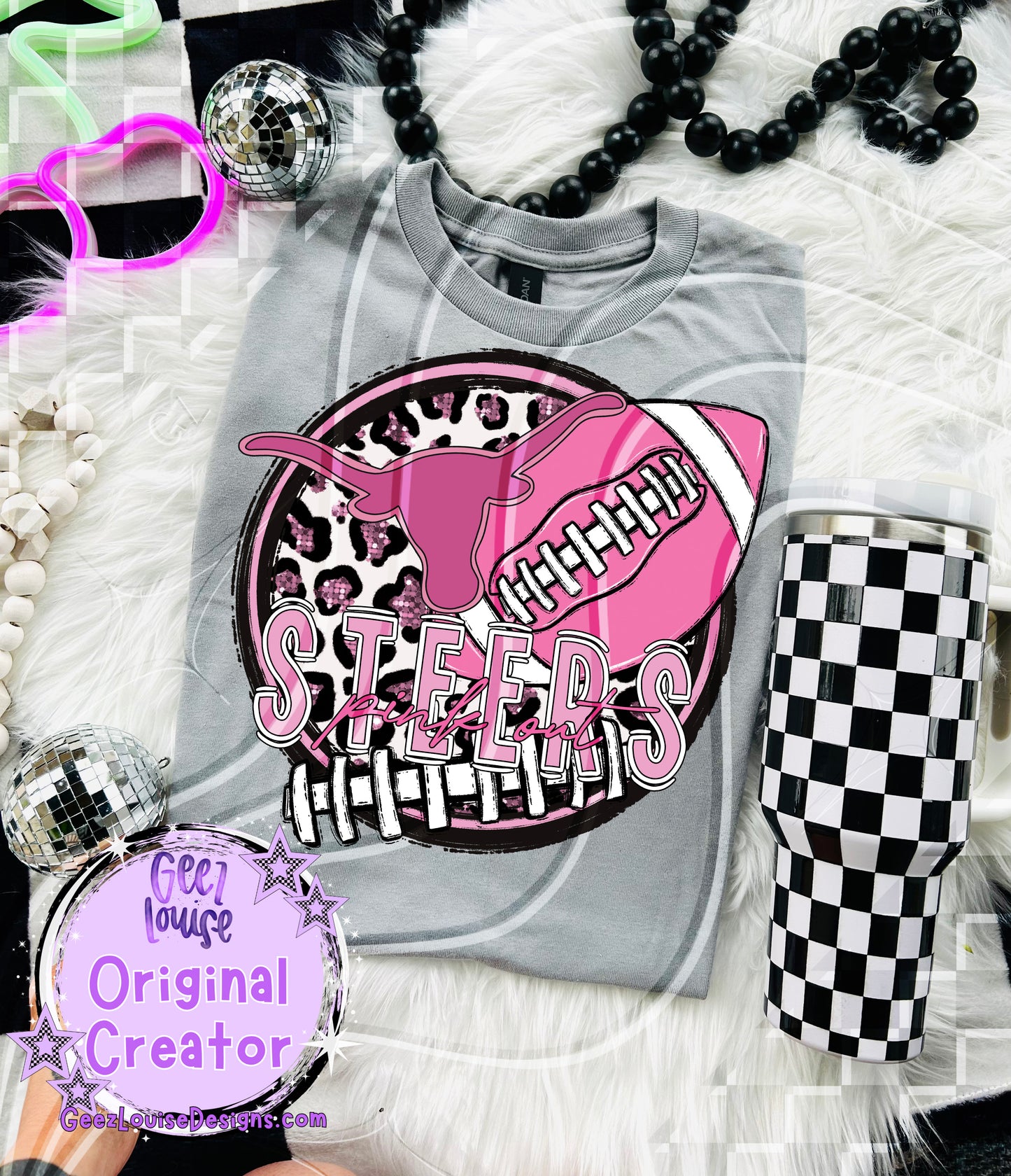 Pink Out Football Mascot Digital Designs β 67 Team Variants + Bundle Option