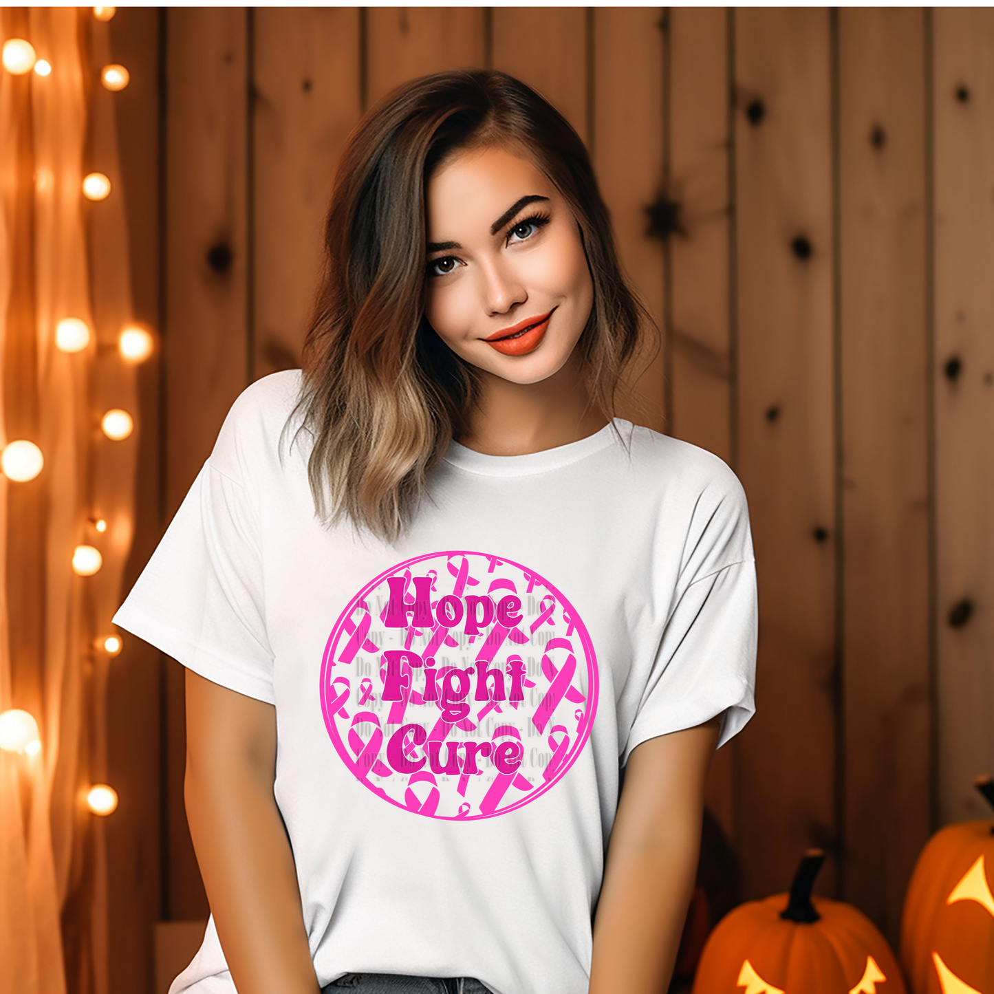 Hope fight cure breast cancer - Digital Download- PNG