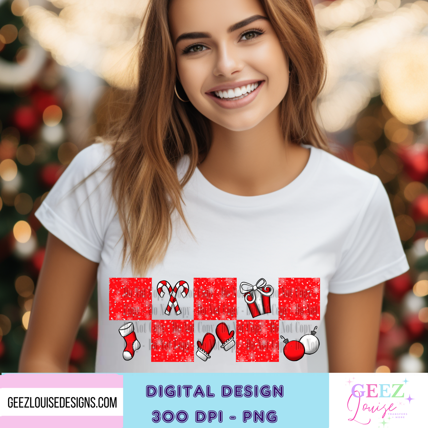 Red Christmas - Digital Download- PNG