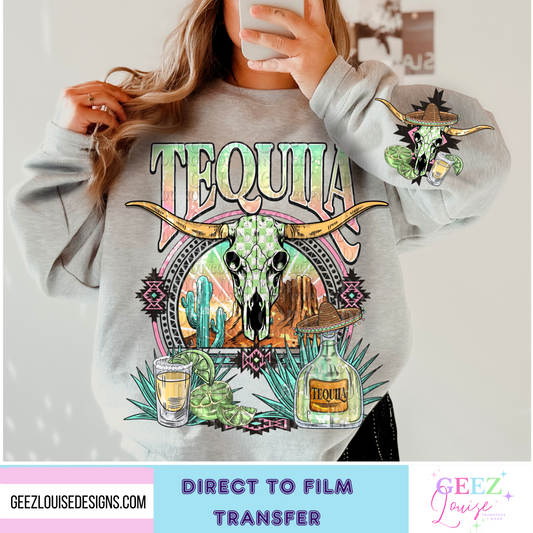 Tequila - Direct to Film Transfer - made to order