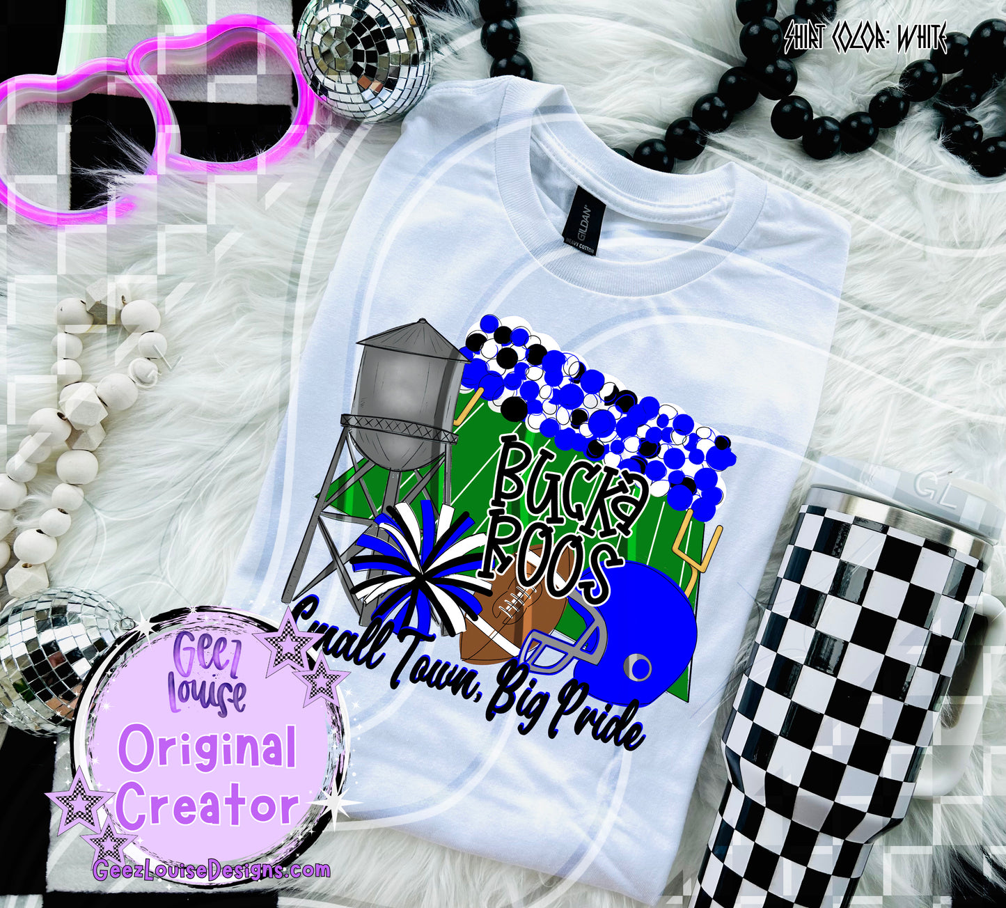 Small Town Big Pride Digital Design | Custom Team Spirit PNGs (100+ Teams)