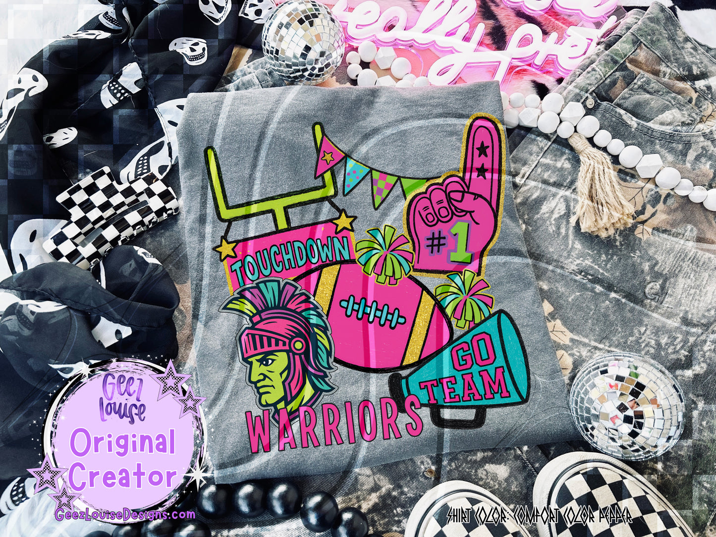 Neon Mascot Mayhem – Digital Design Collection (Choose Your Team!)