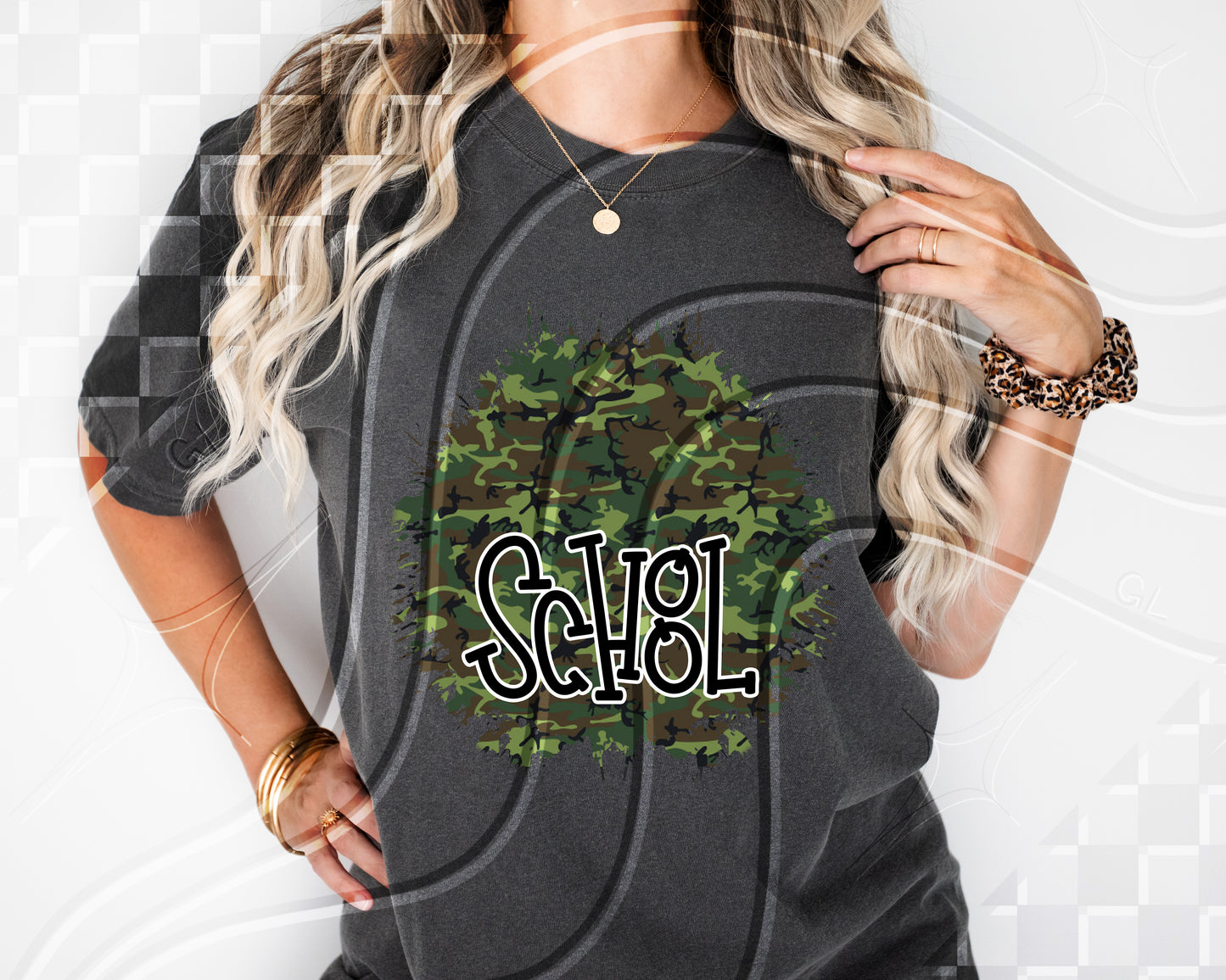 Camo Grades – Digital PNGs for School Staff & Grades | Bundle + Custom Option