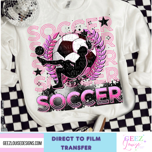 Soccer - Direct to Film Transfer - made to order