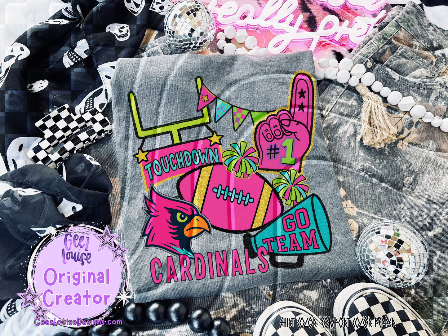 Neon Mascot Mayhem – Digital Design Collection (Choose Your Team!)