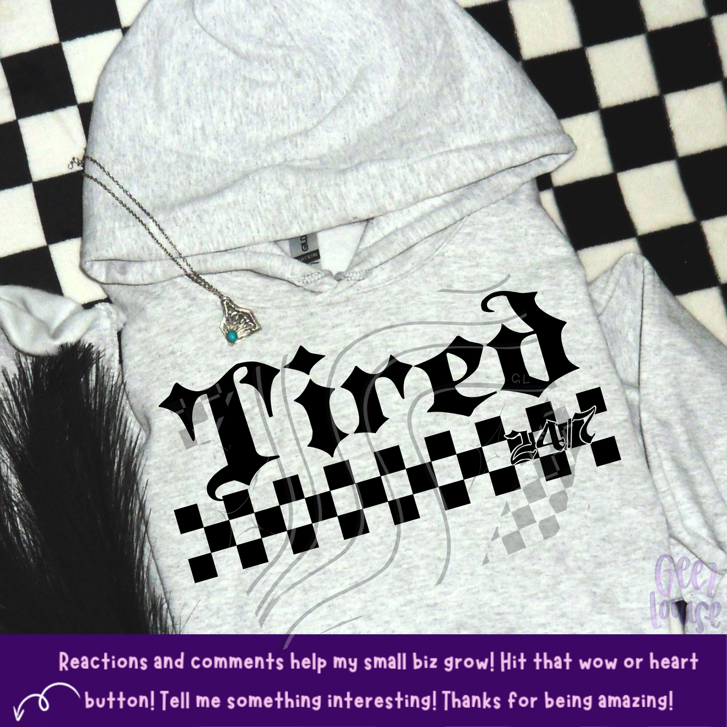 Tired 24/7- Digital Download- PNG