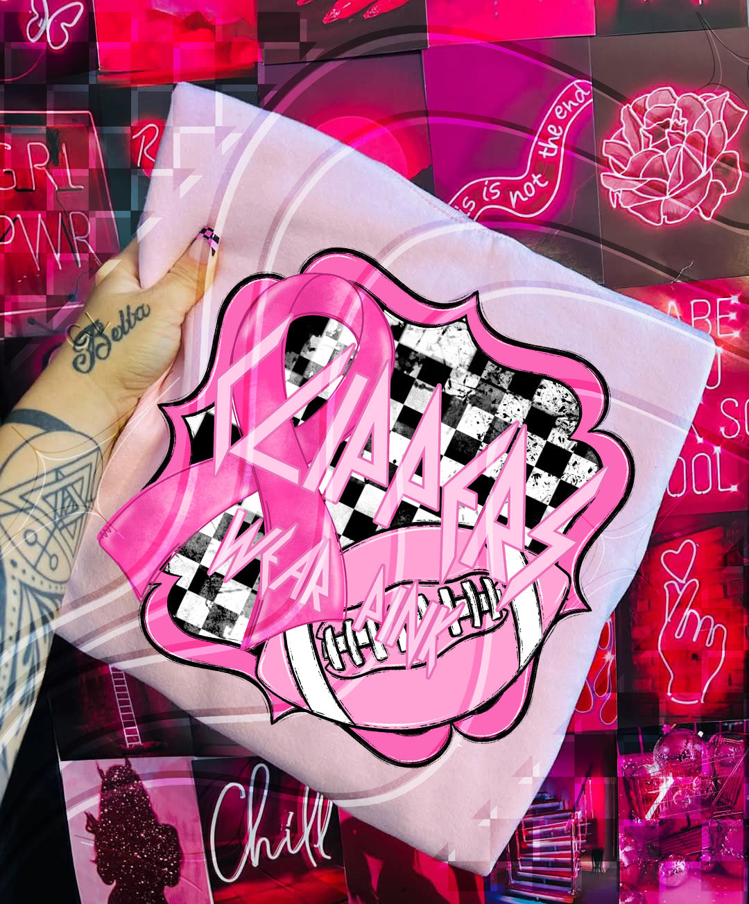 Pink Power Football – Awareness Digital Design Bundle (+ Custom Option)