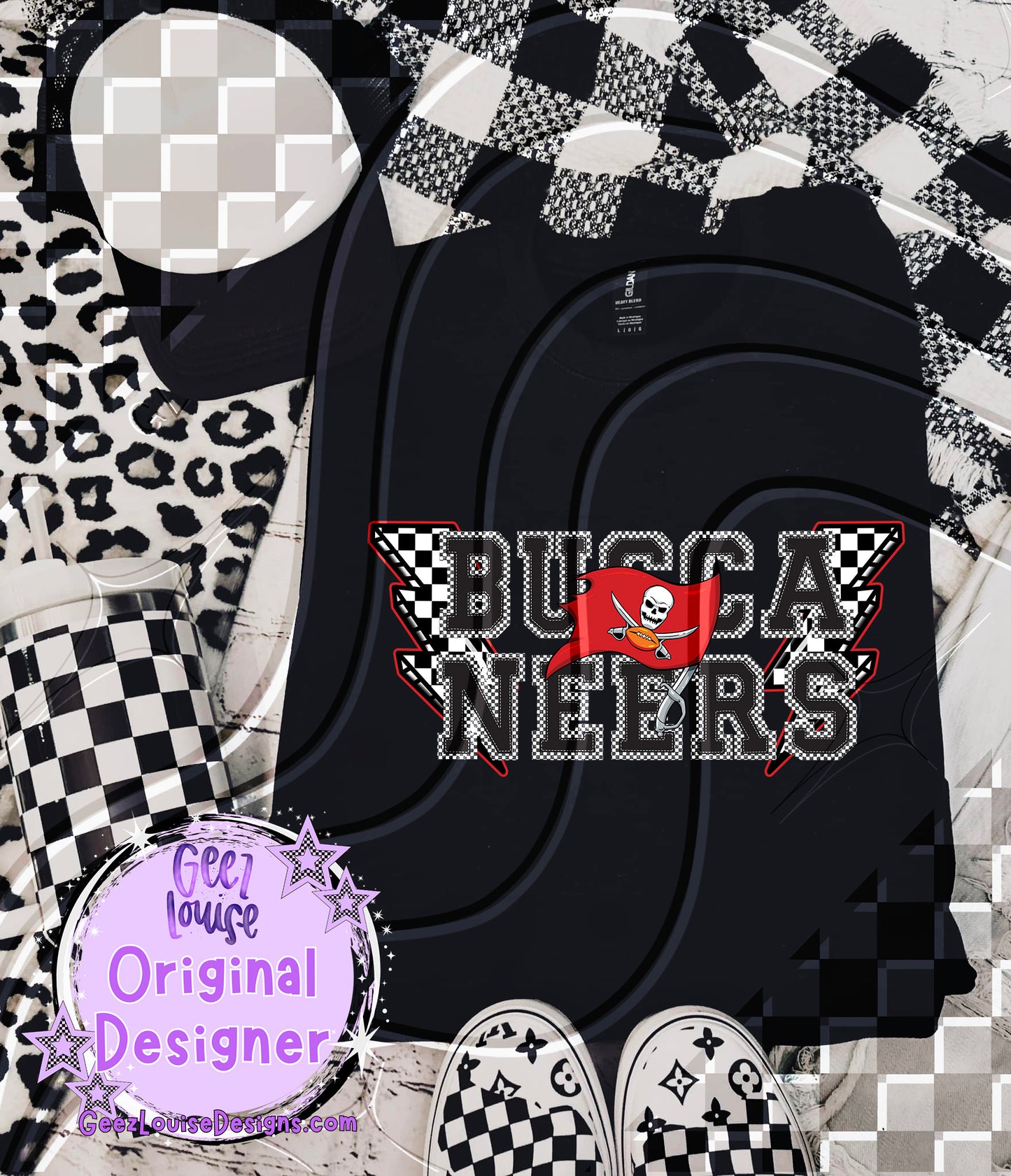Checkerboard Bolt Teams – Digital Download (Multiple Teams + Custom)