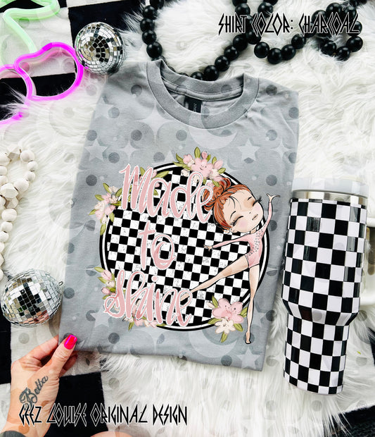 Made to Shine-Gymnast Digital Design PNG