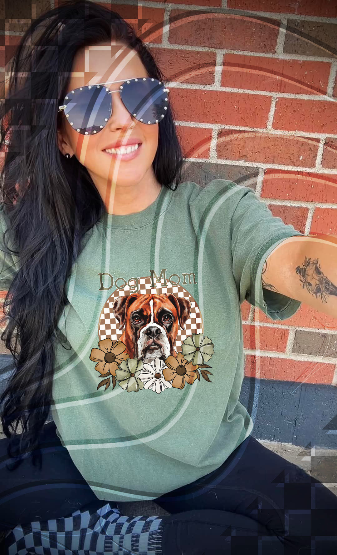 Dog Mom Floral - Digital Download- PNG