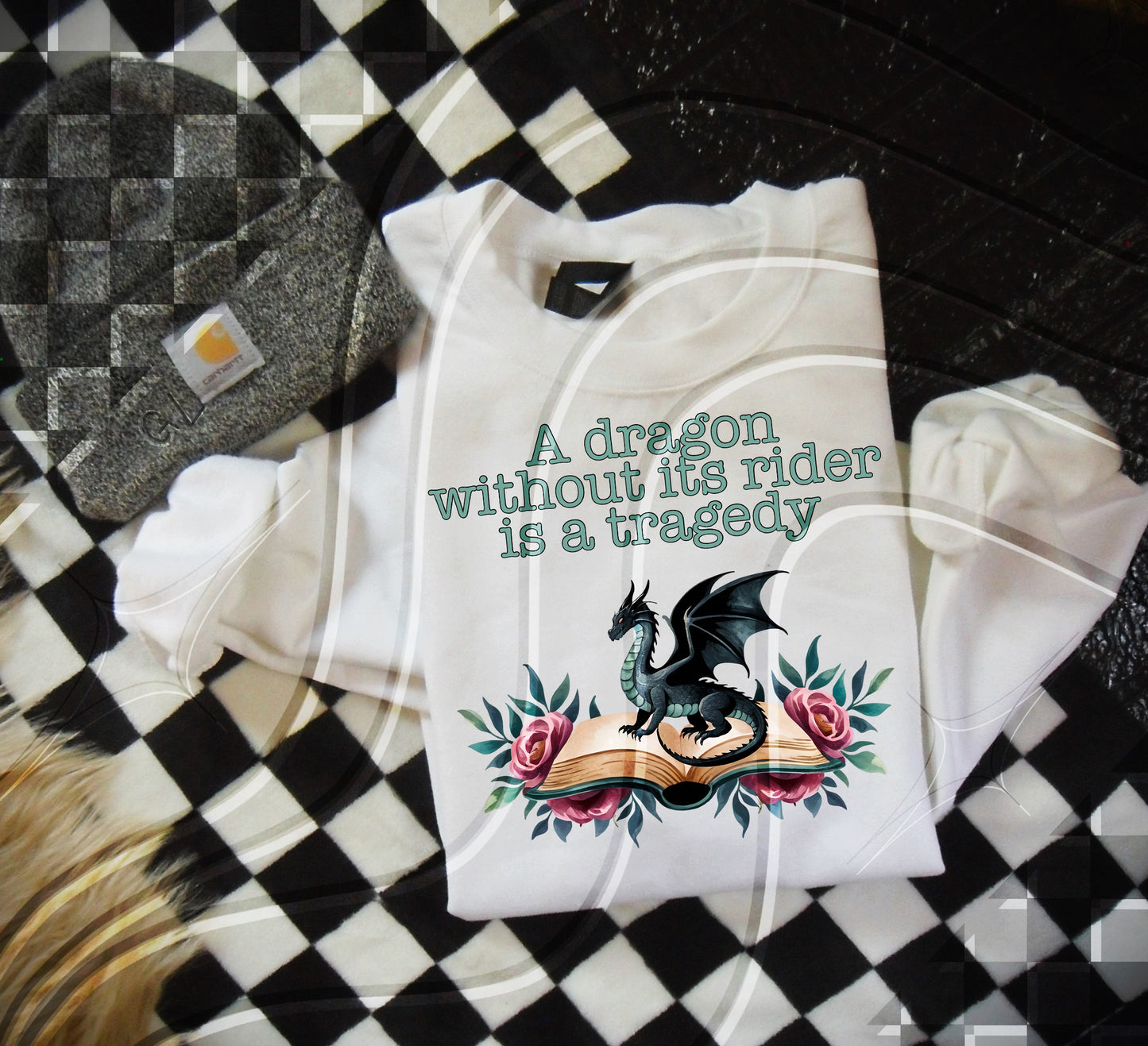 dragon without its rider is a tragedy - Digital Download- PNG - 300 DPI