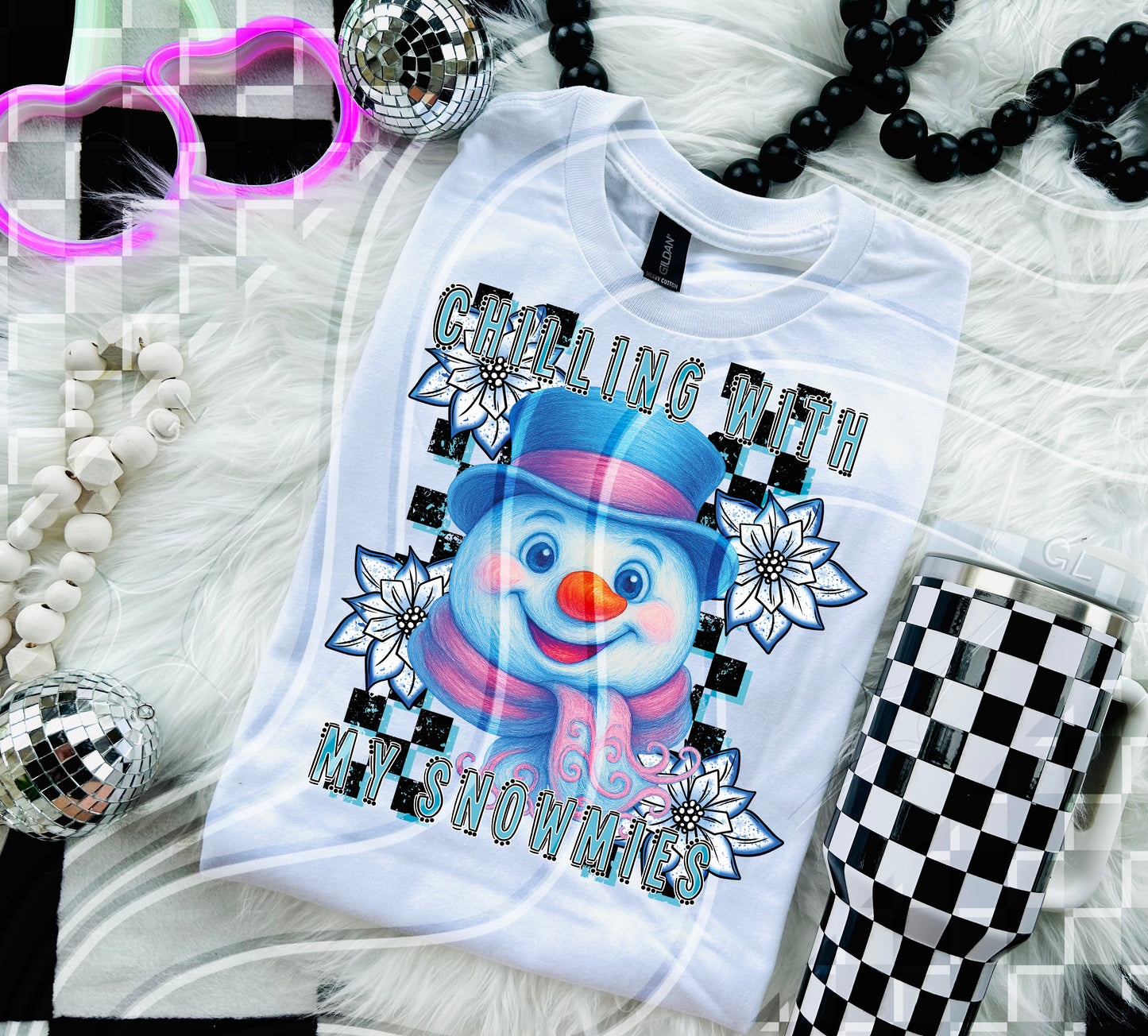 Chilling With My Snowmies | Christmas Digital Design