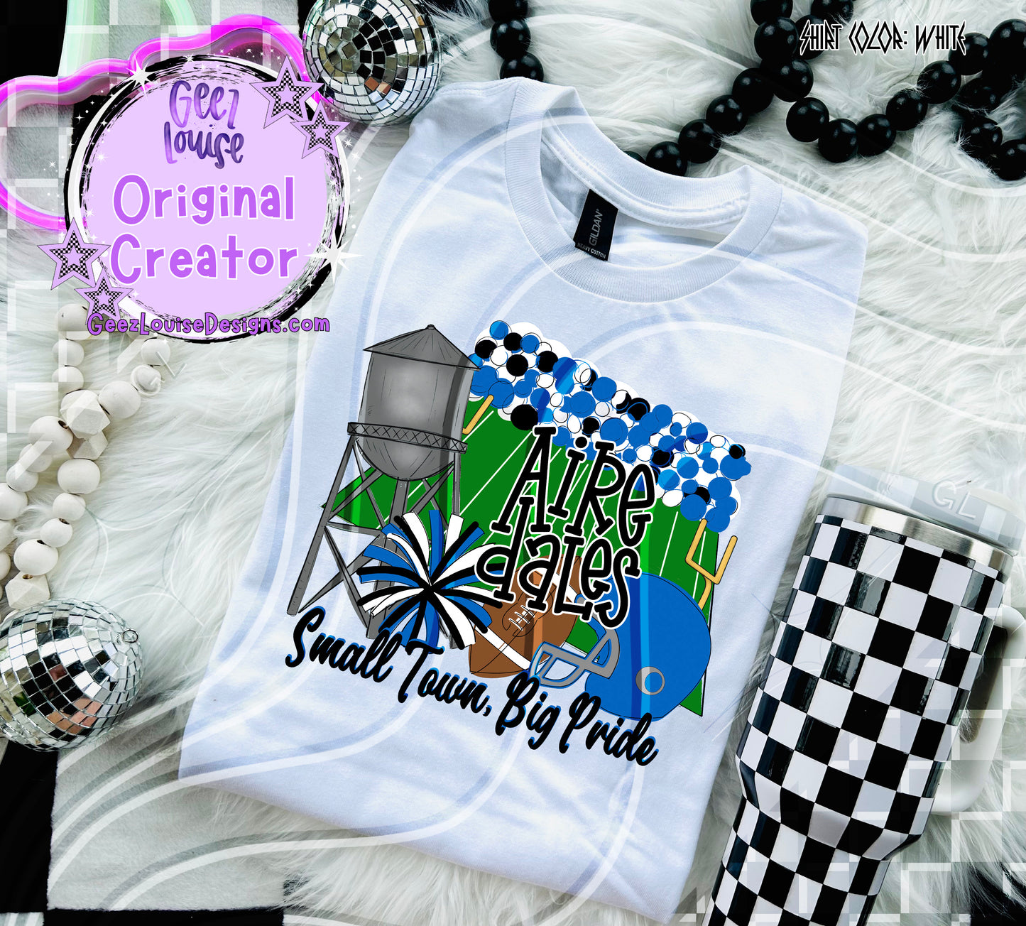Small Town Big Pride Digital Design | Custom Team Spirit PNGs (100+ Teams)
