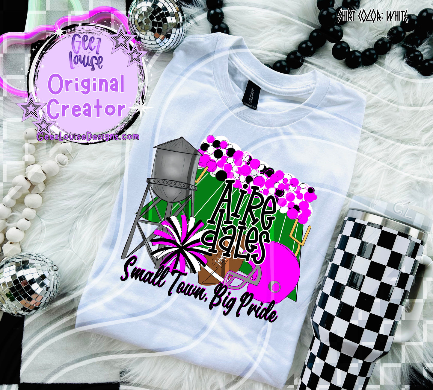 Small Town Big Pride Digital Design | Custom Team Spirit PNGs (100+ Teams)
