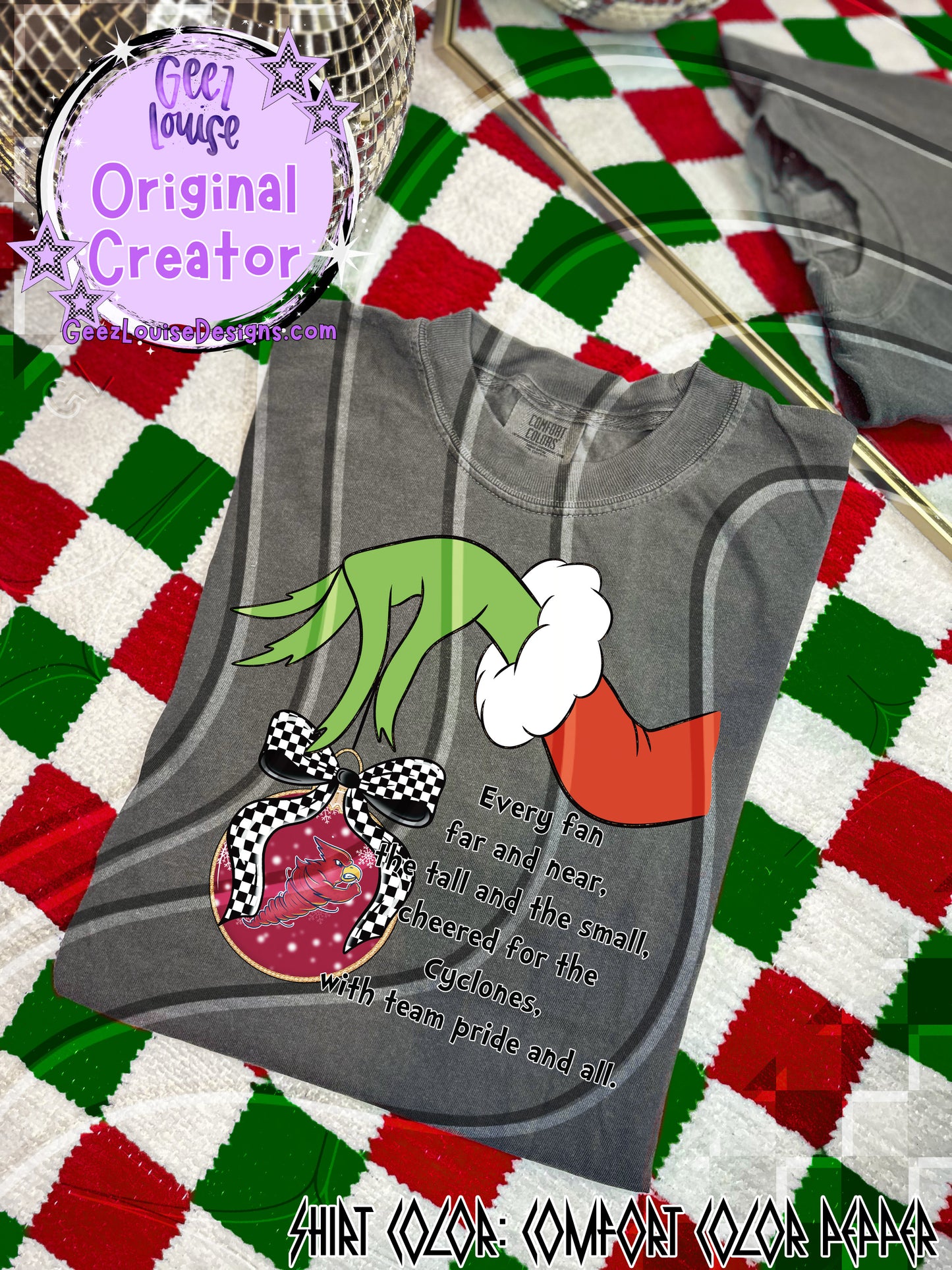 GMAN Ornament Digital Design | Christmas Football PNG - Custom