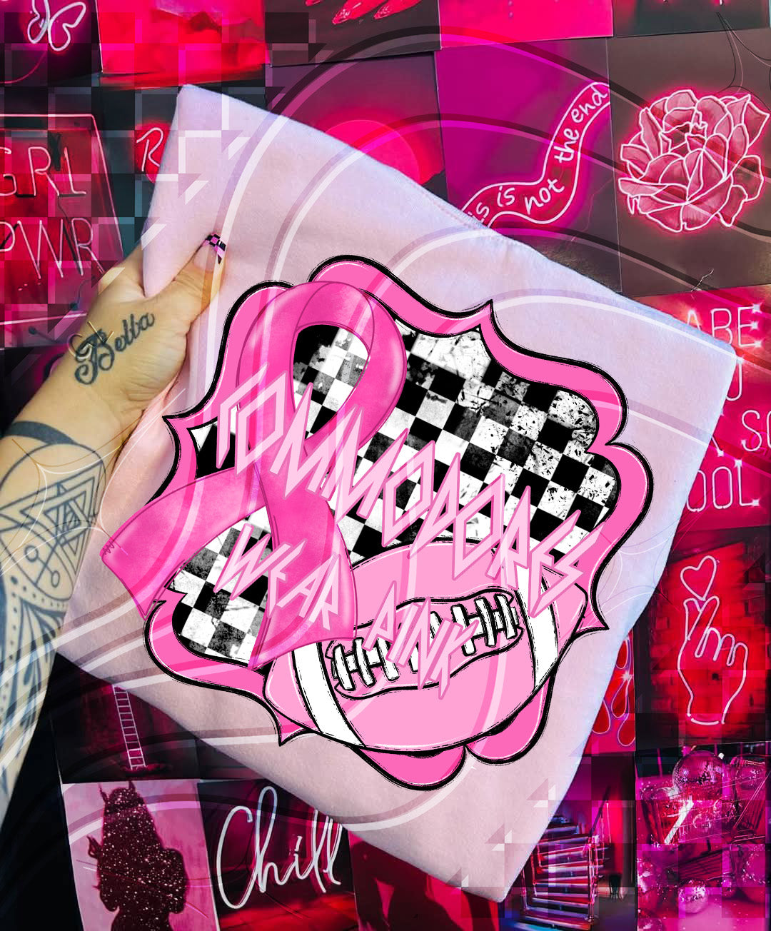 Pink Power Football – Awareness Digital Design Bundle (+ Custom Option)