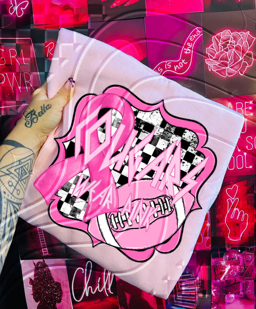 Pink Power Football – Awareness Digital Design Bundle (+ Custom Option)