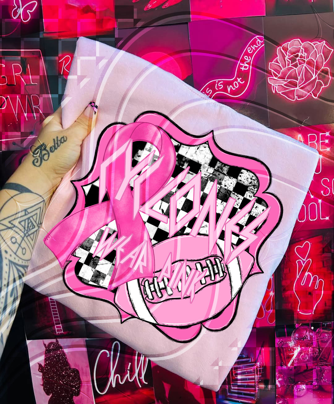 Pink Power Football – Awareness Digital Design Bundle (+ Custom Option)