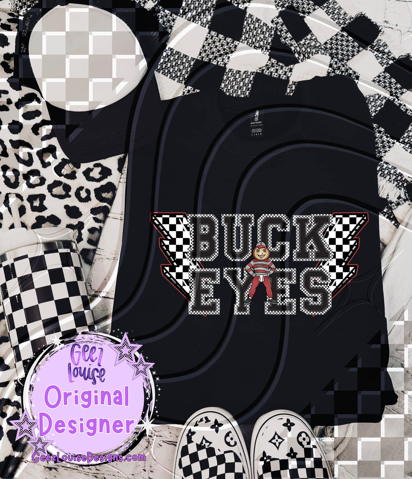 Checkerboard Bolt Teams – Digital Download (Multiple Teams + Custom)