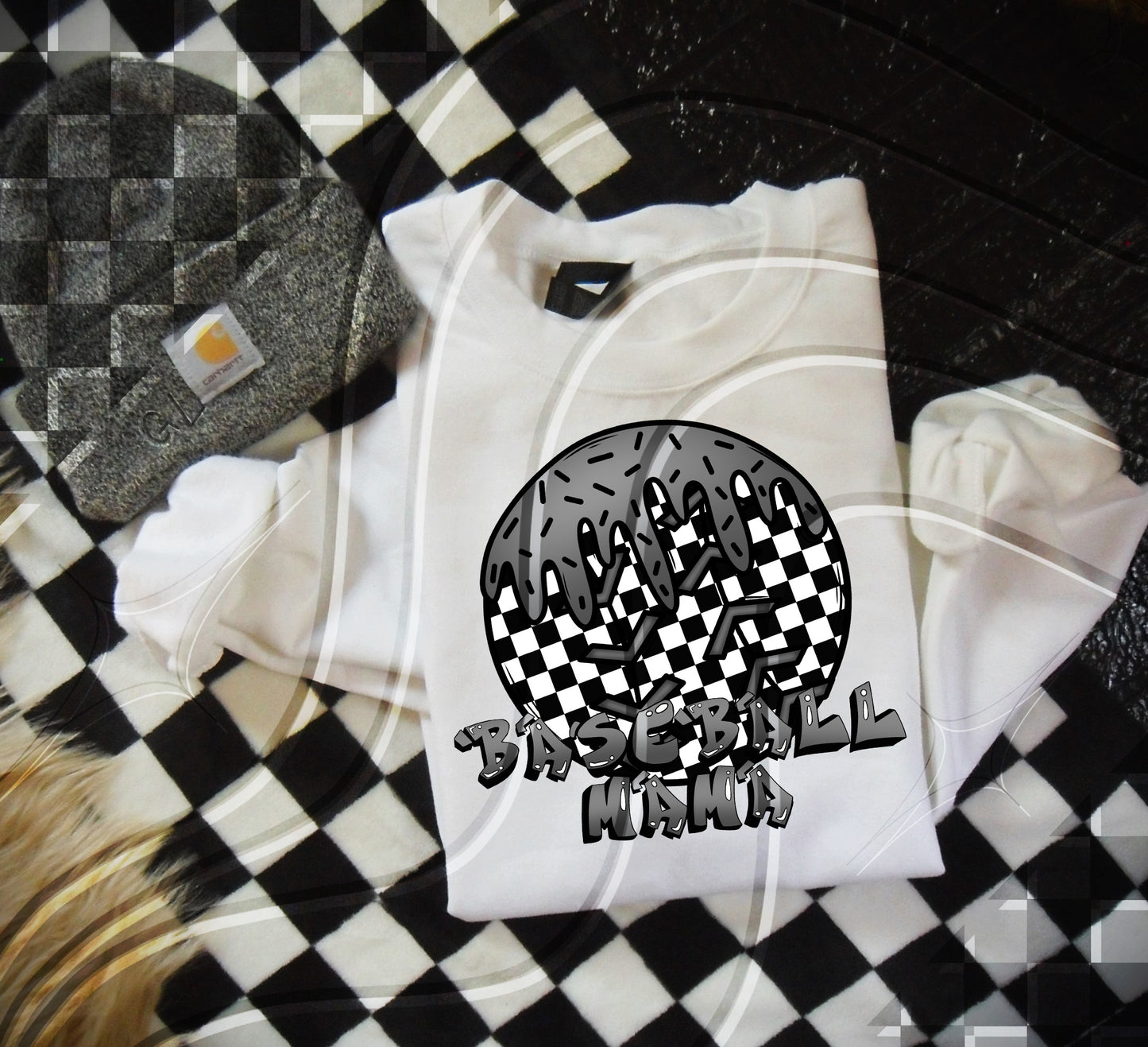 Mama Baseball Drip - Digital Download- PNG