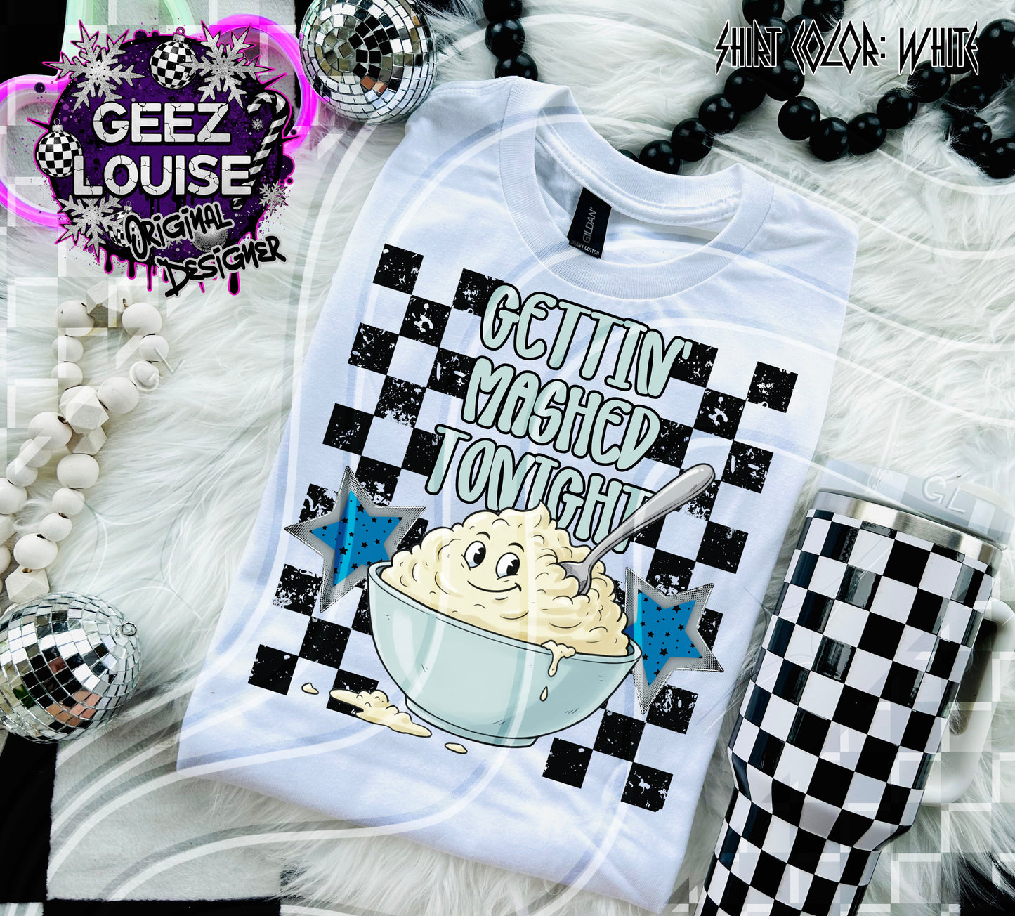 Gettin’ Mashed Tonight – Funny Thanksgiving Digital Design