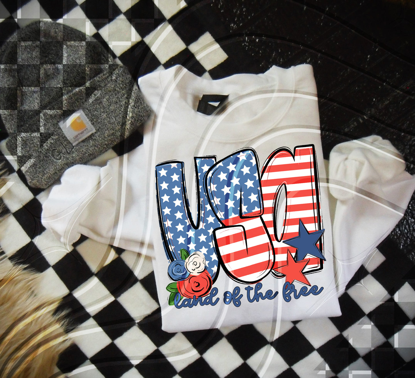 USA Land of the free- Digital Download- PNG