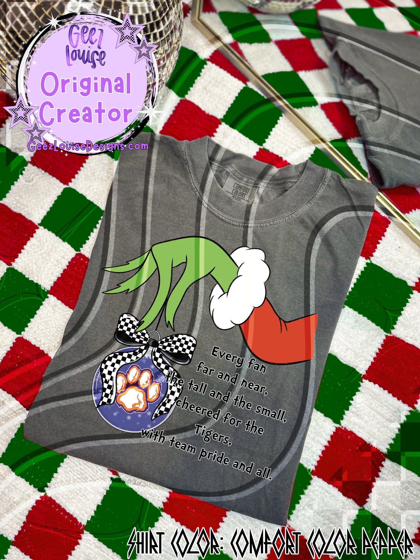 GMAN Ornament Digital Design | Christmas Football PNG - Custom