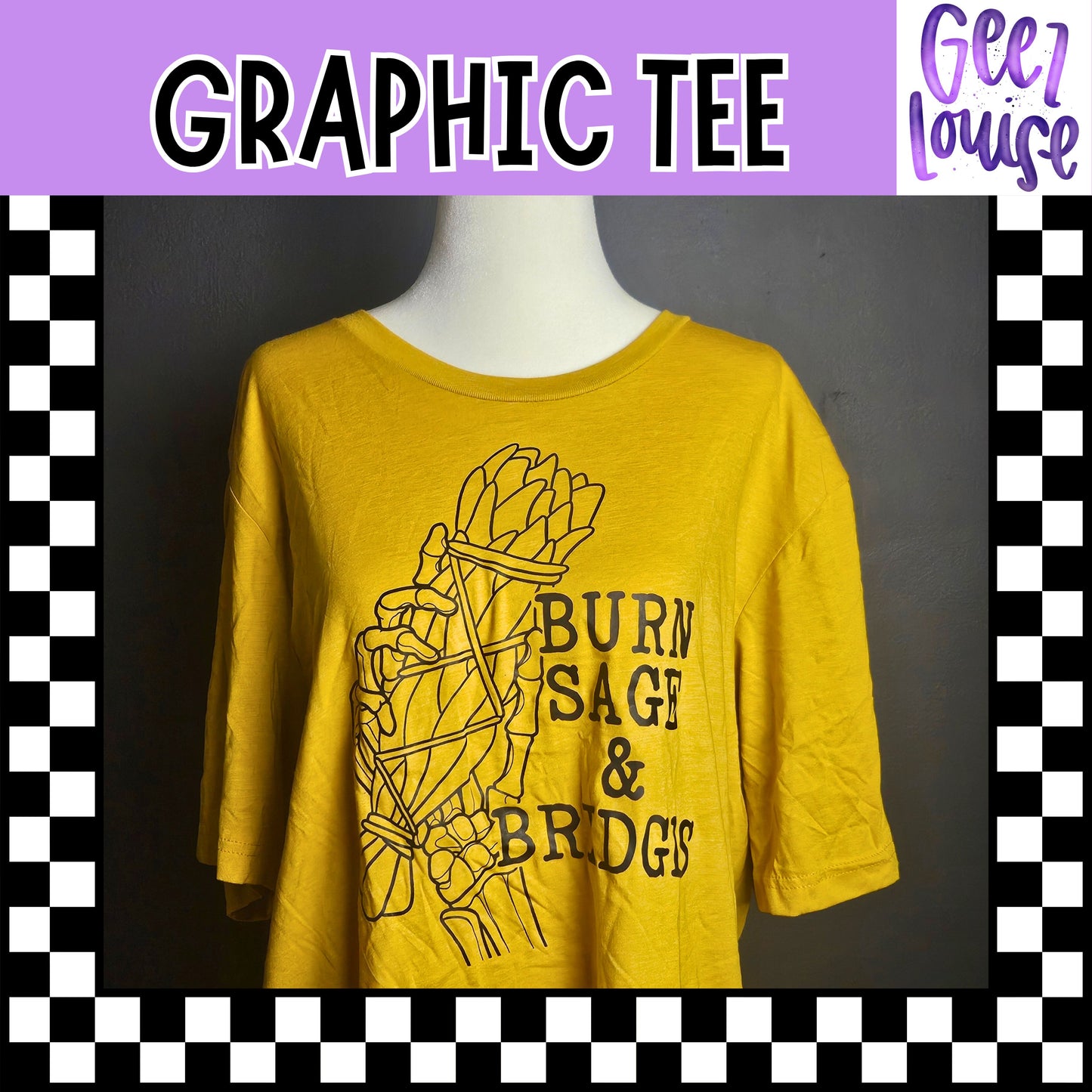 Burn Sage & Bridges Graphic Tee– Ready to Ship