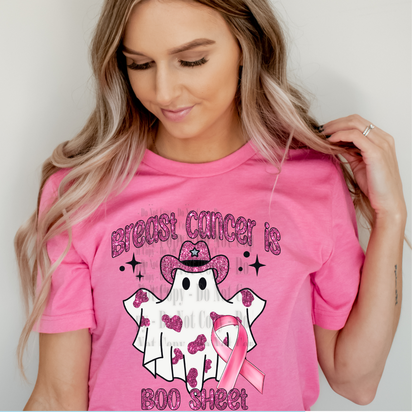 Breast cancer is boo sheet sequin - Digital Download- PNG