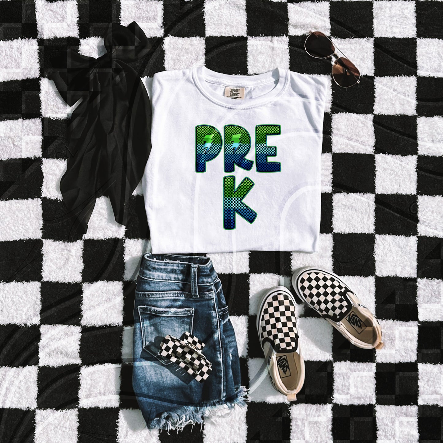 Neon Checker Grade - Digital Download- PNG