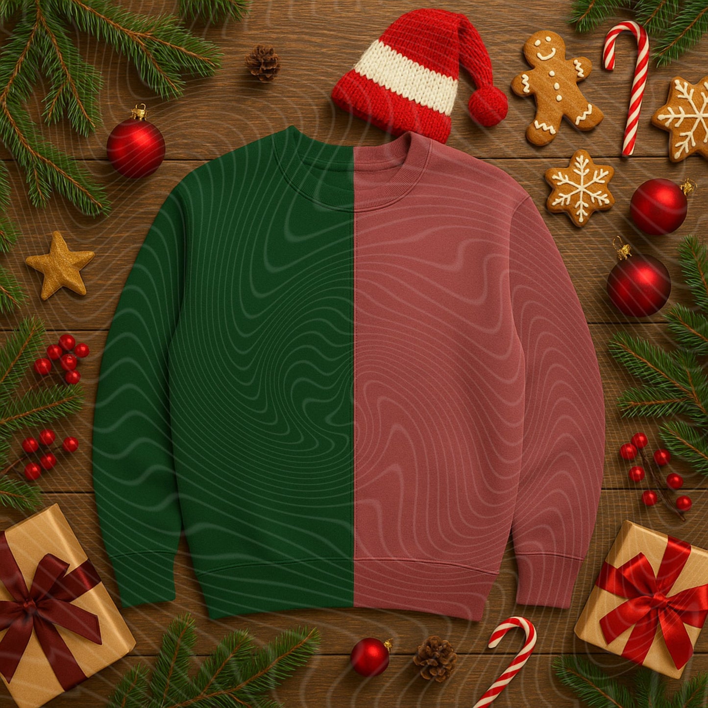 Wholesale Gildan 2-Tone Crewneck Sweatshirts (Random Color Split)