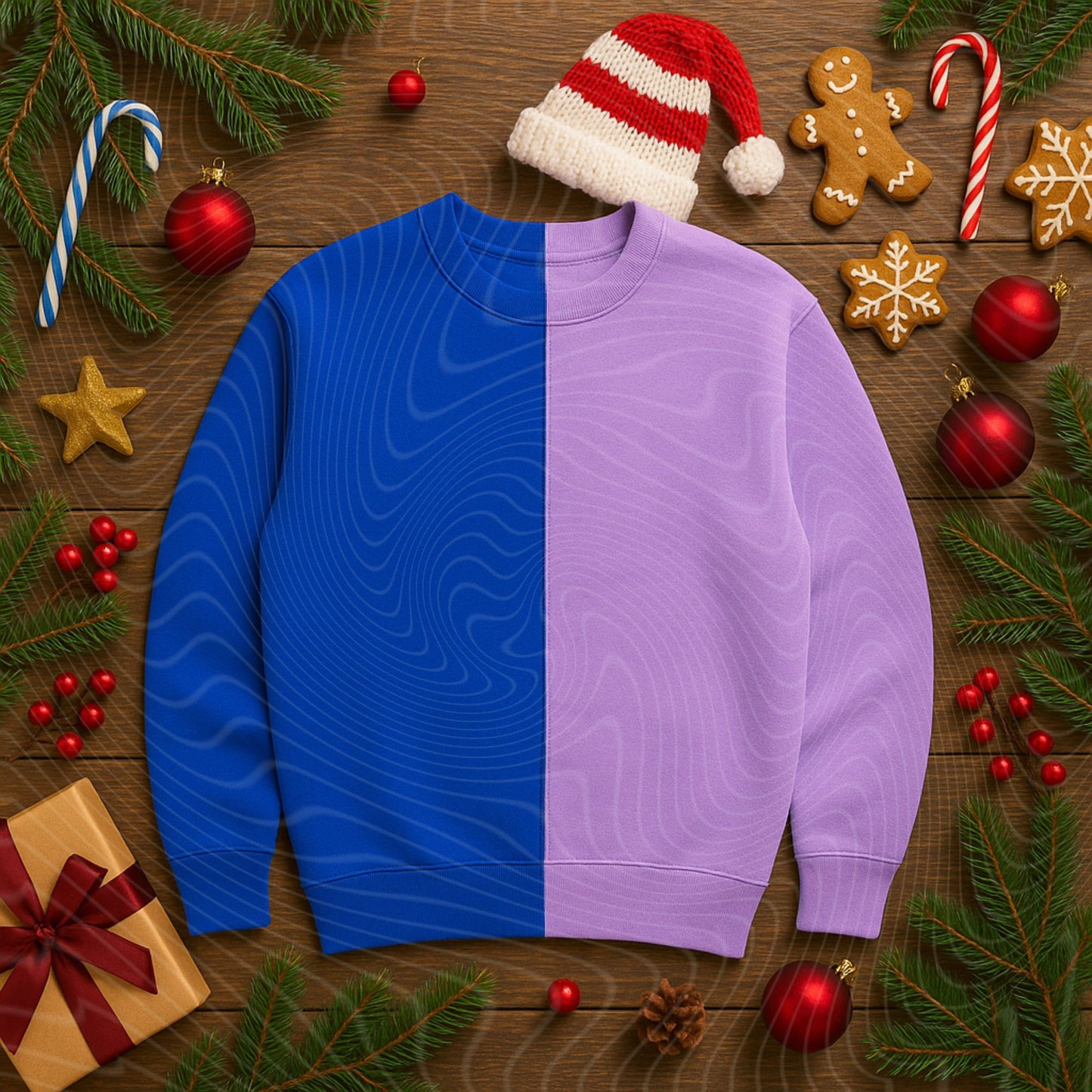 Wholesale Gildan 2-Tone Crewneck Sweatshirts (Random Color Split)