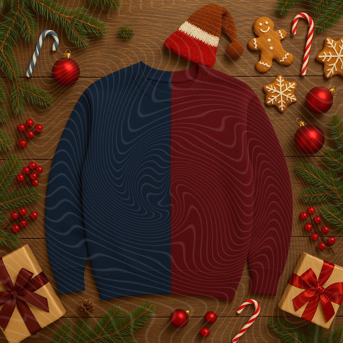 Wholesale Gildan 2-Tone Crewneck Sweatshirts (Random Color Split)