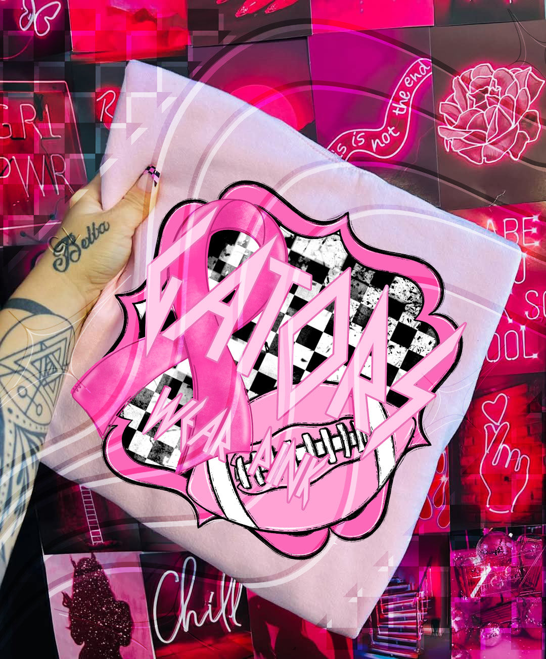 Pink Power Football – Awareness Digital Design Bundle (+ Custom Option)