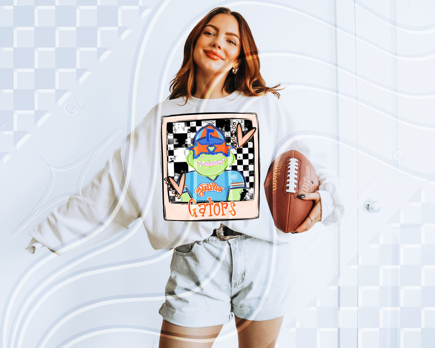 Polaroid frame SEC Mascot Digital Design