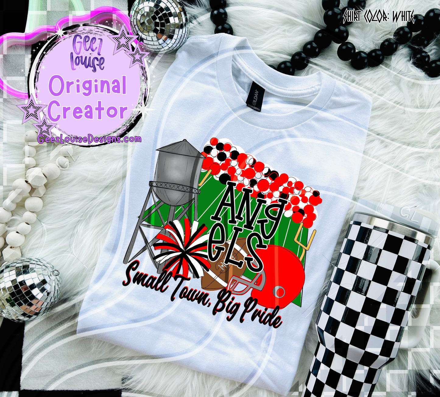 Small Town Big Pride Digital Design | Custom Team Spirit PNGs (100+ Teams)