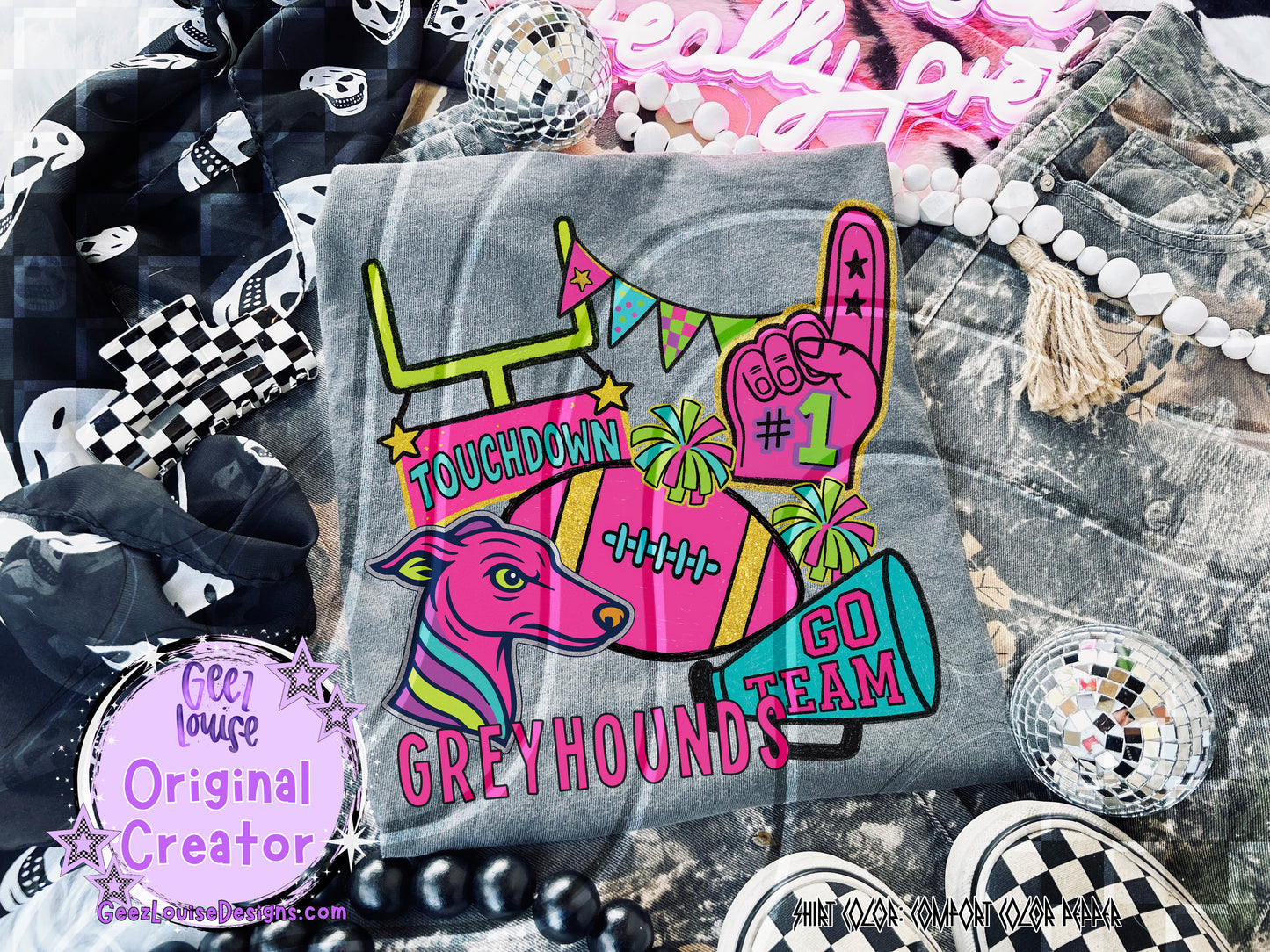 Neon Mascot Mayhem – Digital Design Collection (Choose Your Team!)