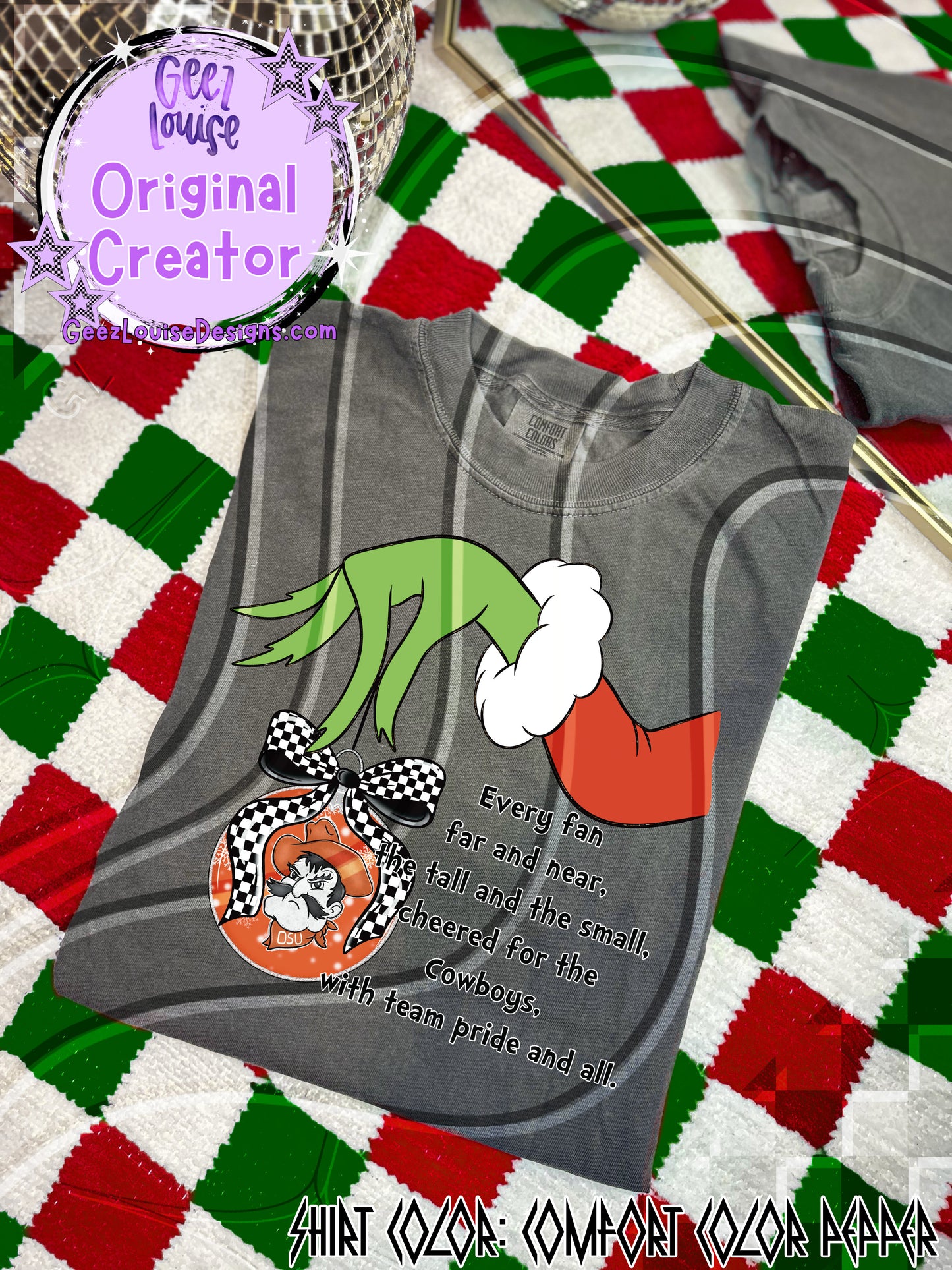 GMAN Ornament Digital Design | Christmas Football PNG - Custom