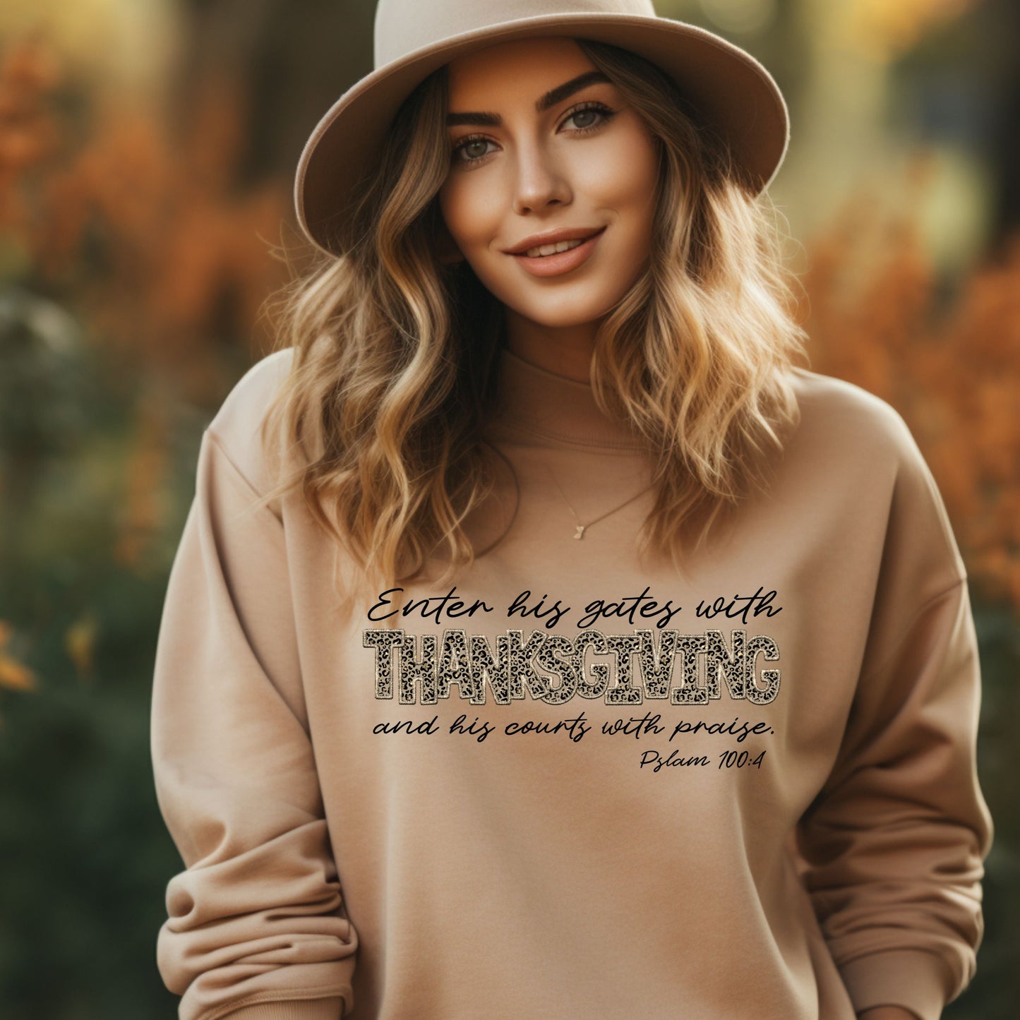 enter his gates thanksgiving - Digital Download- PNG