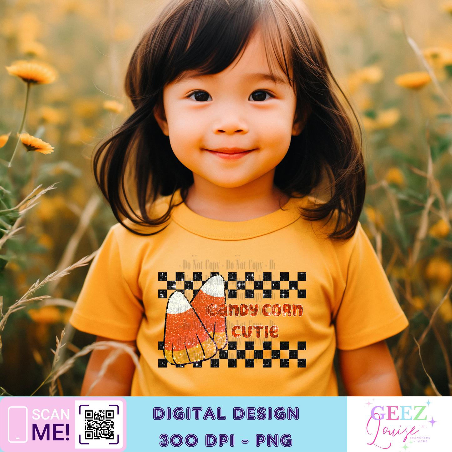 candy corn cutie - Digital Download- PNG